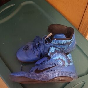 Nike Kids Vibrant Blue High-Top Sneakers